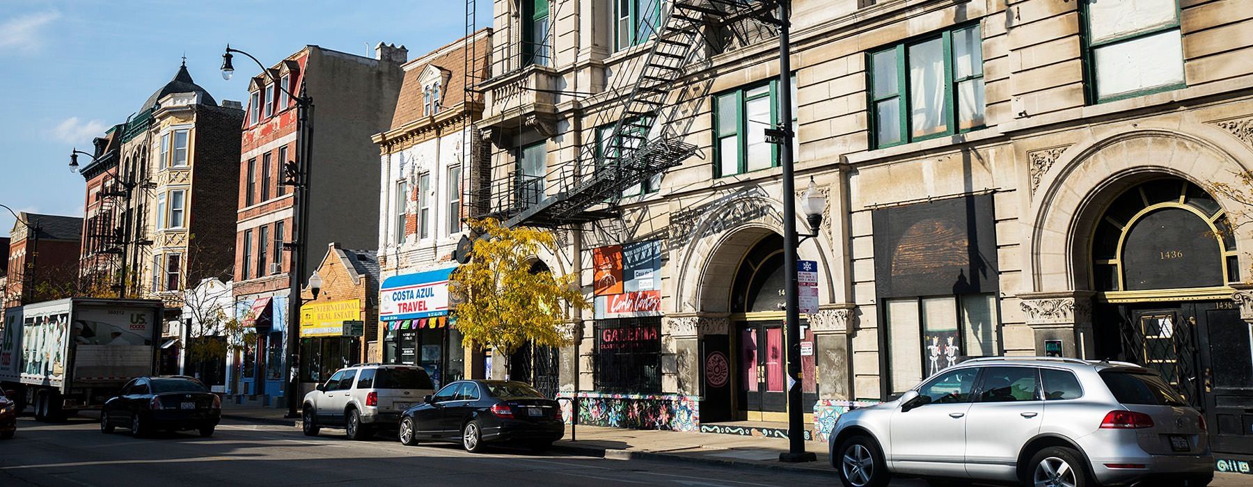 Downtown shops and restaurants
