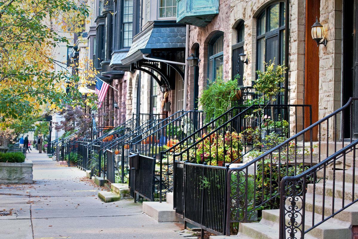Rows of houses