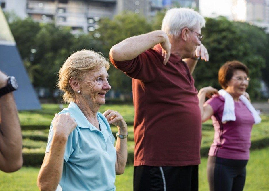 Image via Rawpixel tech to promote senior health