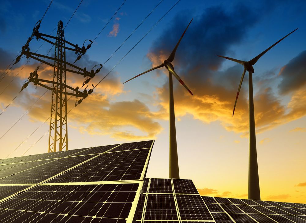 Solar Panels, Wind Turbines, and Power Lines — Gold City Solar & Electrical in Hervey Bay, QLD
