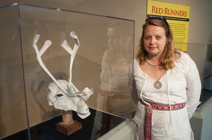 Red Runners at Bata Shoe Museum