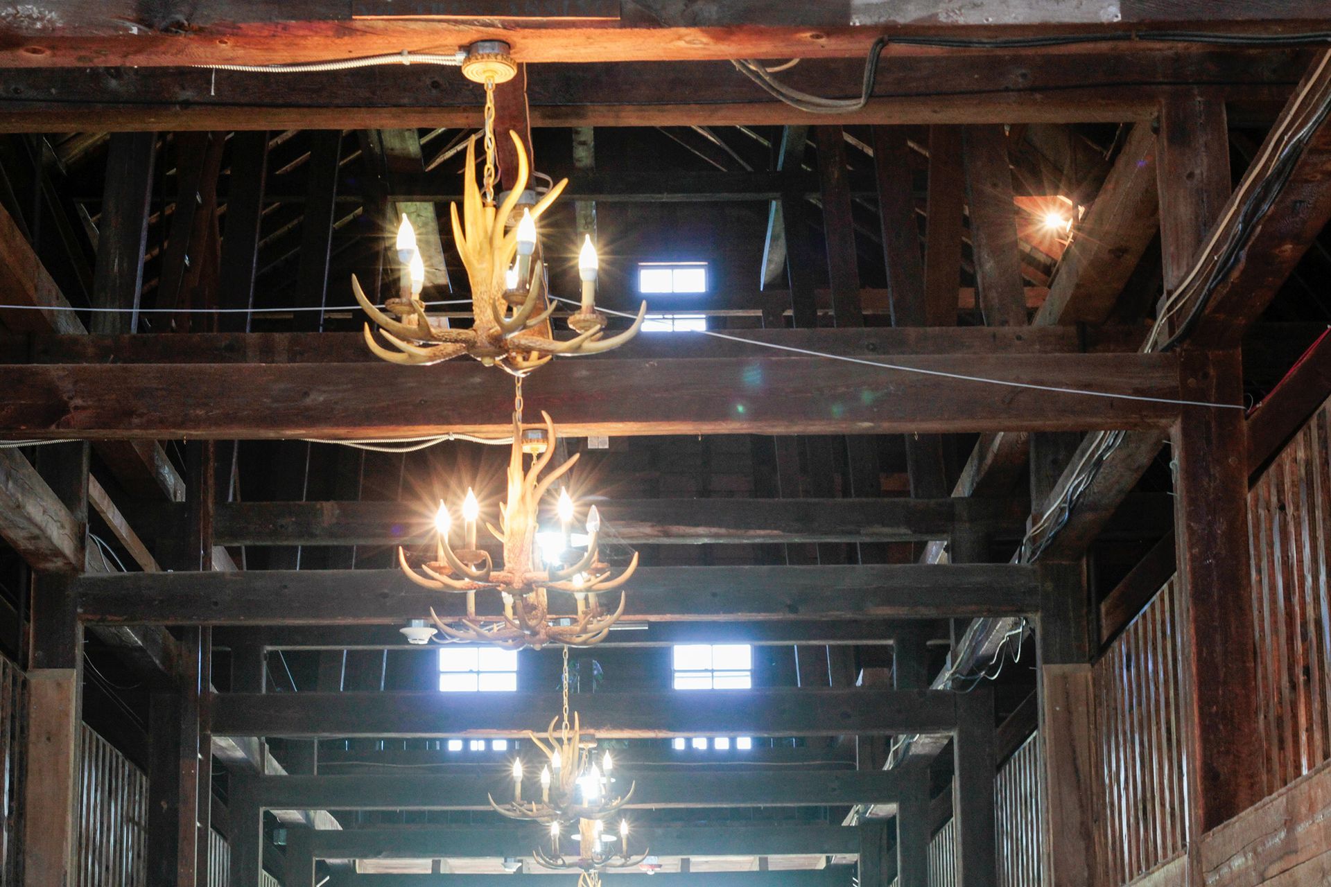 Horse Stables With Chandeliers — Jefferson, ME — Le Barn LLC Horse Stables With Chandeliers — Jefferson, ME — Le Barn LLC