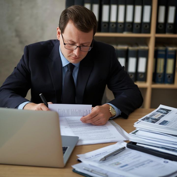 Private investigator Murfreesboro TN reviewing case documentation and digital evidence
