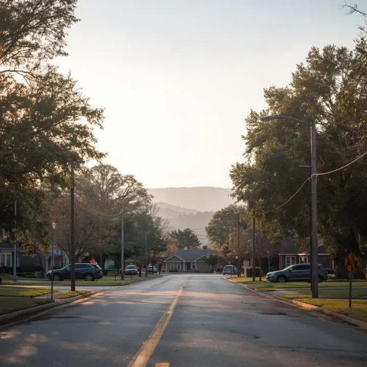 Private property boundary in Huntsville AL showing legal limits for private investigators