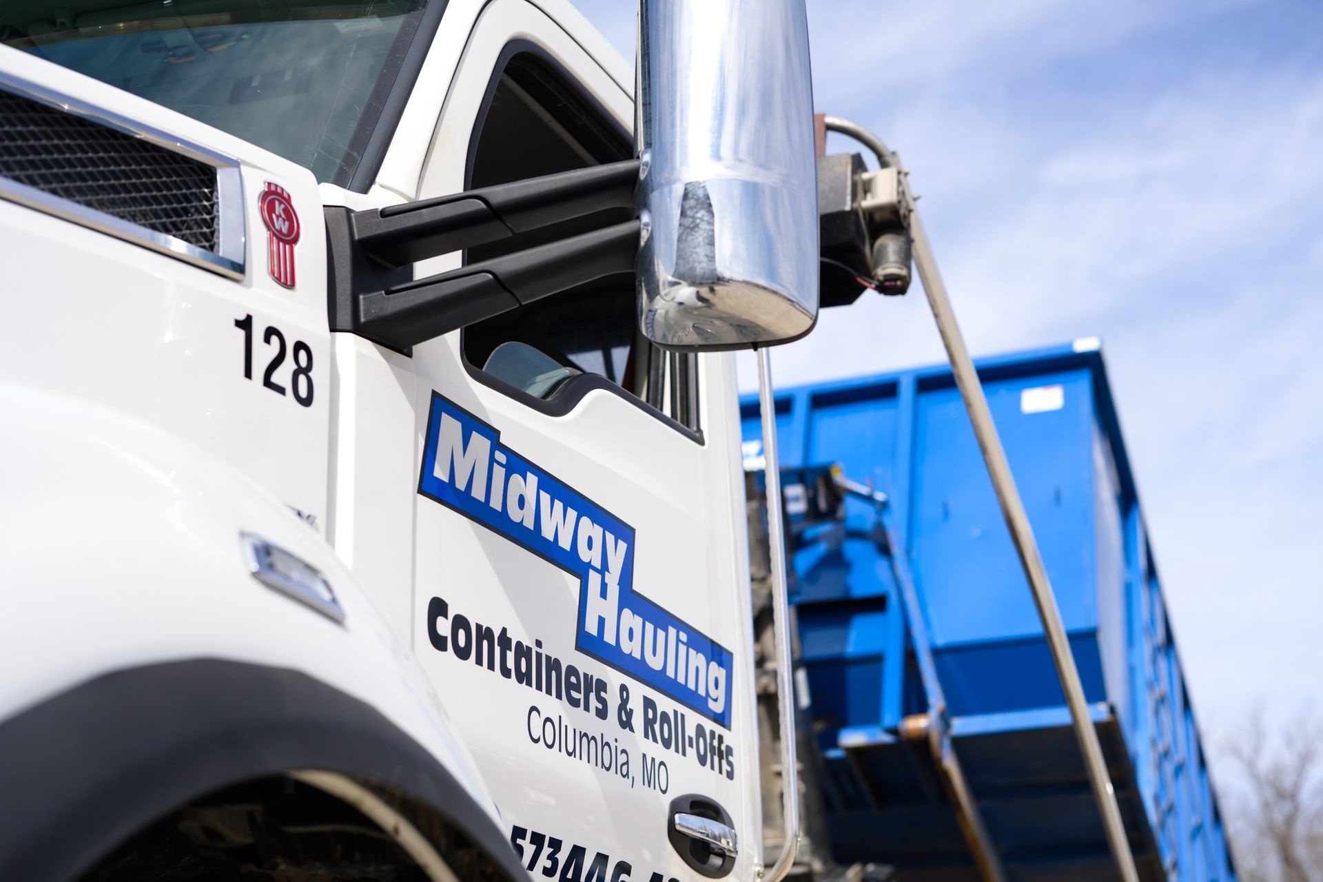 White truck with 