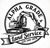 Black and white logo for Alpha Grade & Land Service, featuring an excavator inside a circle with a business phone number.