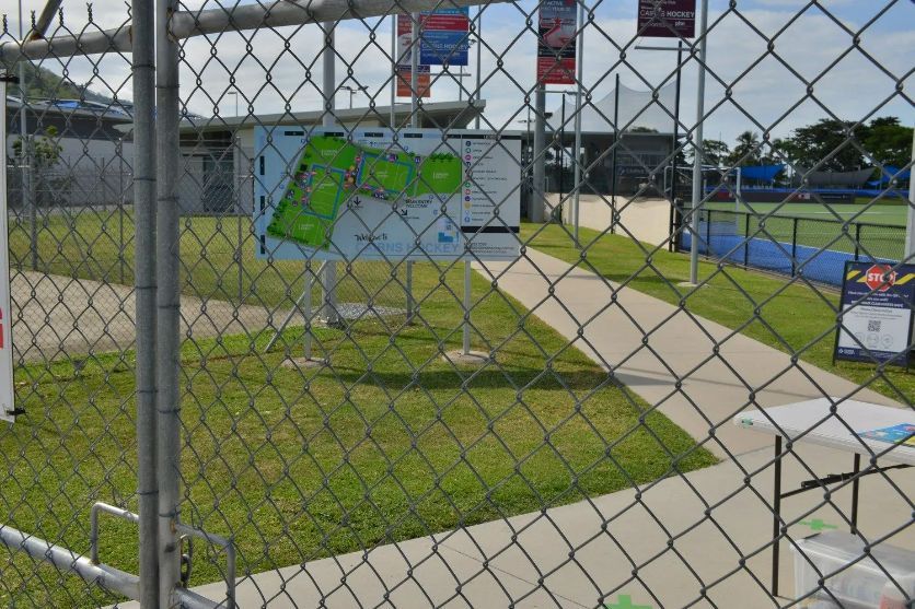 Signage Behind a Fence — Fences in Cairns, QLD