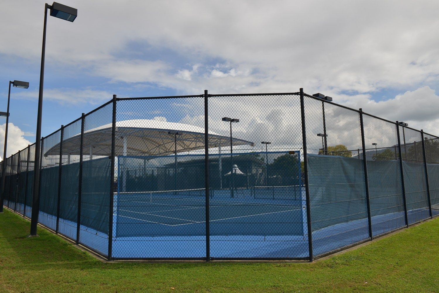 Galvanised Coated Fence — Plastic Fencing in Bentley Park, QLD