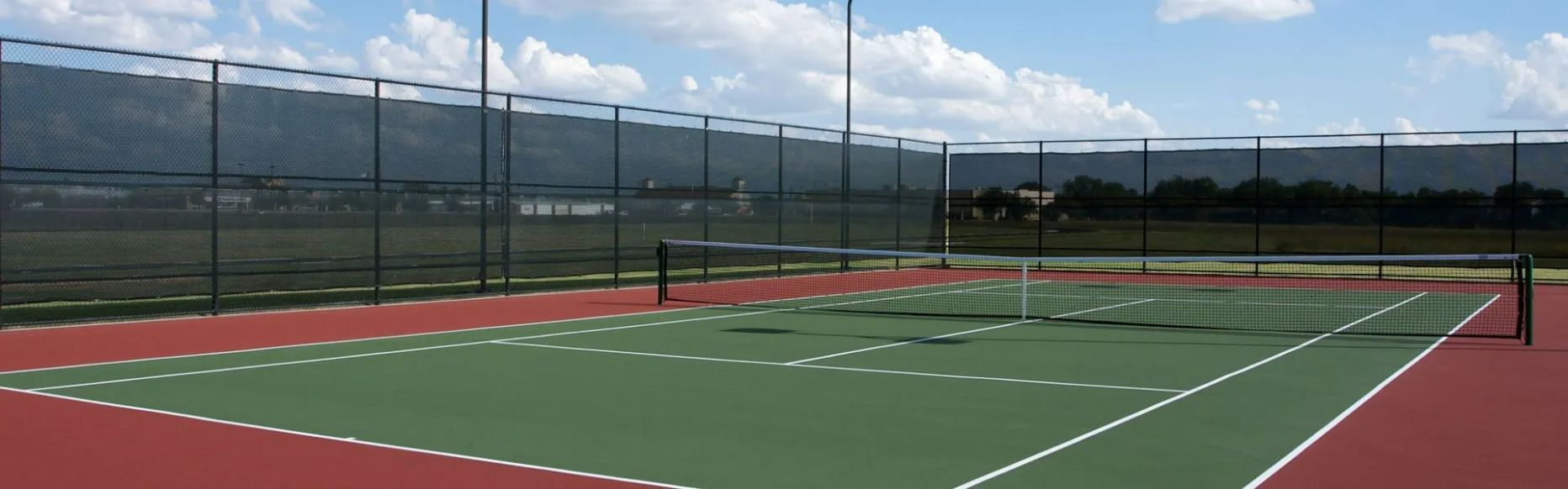 Tennis Court with Net— Fences in Cairns, QLD