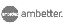 A black and white logo for ambetter.