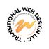 The logo for transitional web design llc is a reverse engineer success logo.