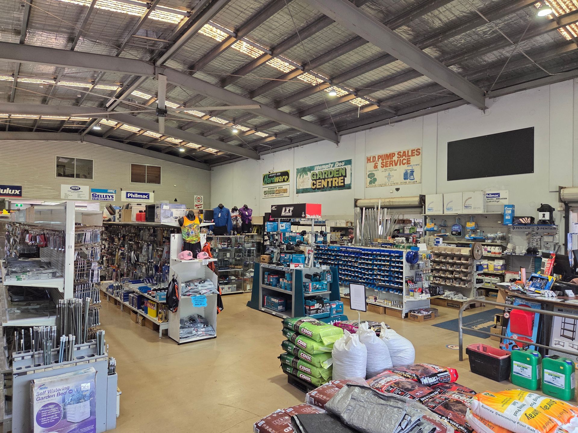 A Wide-angle View of a Hardware — Humpty Doo Hardware in Humpty Doo, NT