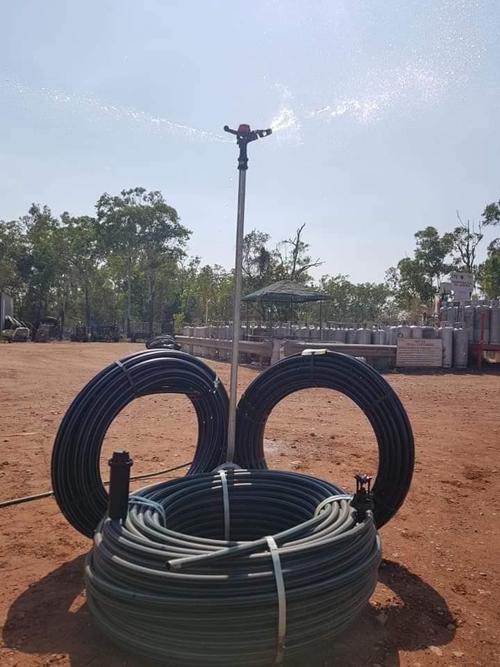 An Irrigation Sprinkler Stands Upright — Humpty Doo Hardware in Humpty Doo, NT