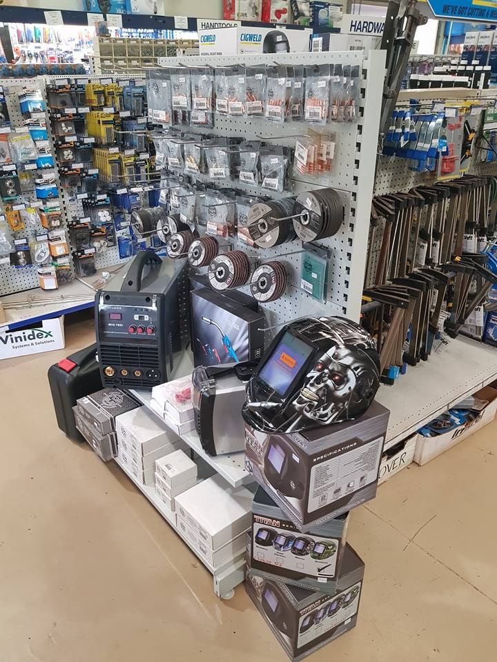 A Retail Display Featuring a Welding Machine — Humpty Doo Hardware in Humpty Doo, NT