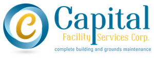 Capital Facility Services Corp. logo with blue and gold text and a gold circled “c” icon