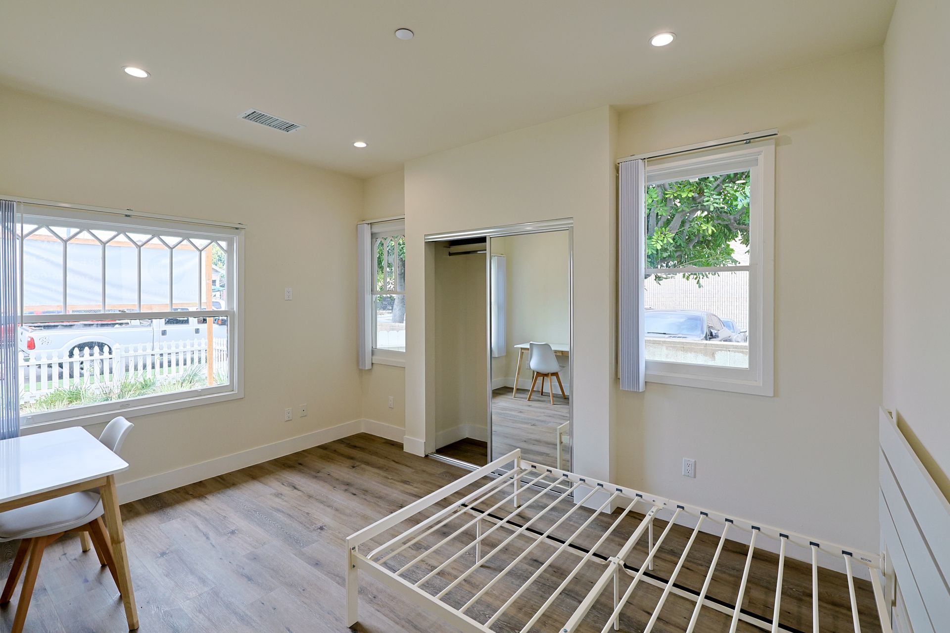 this image shows bedroom with white background