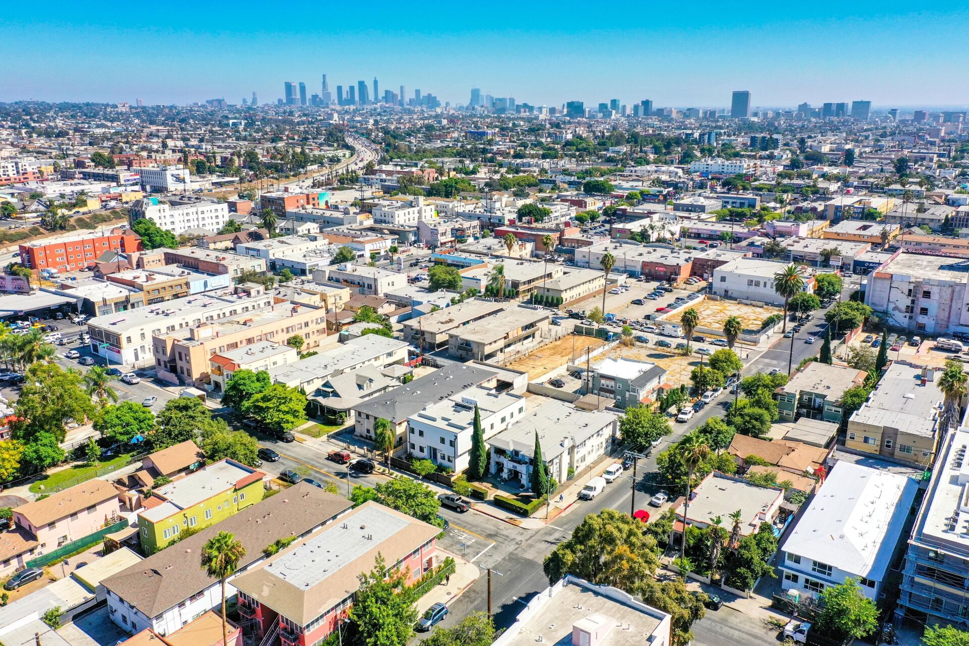 this image shows a large number of houses in a society