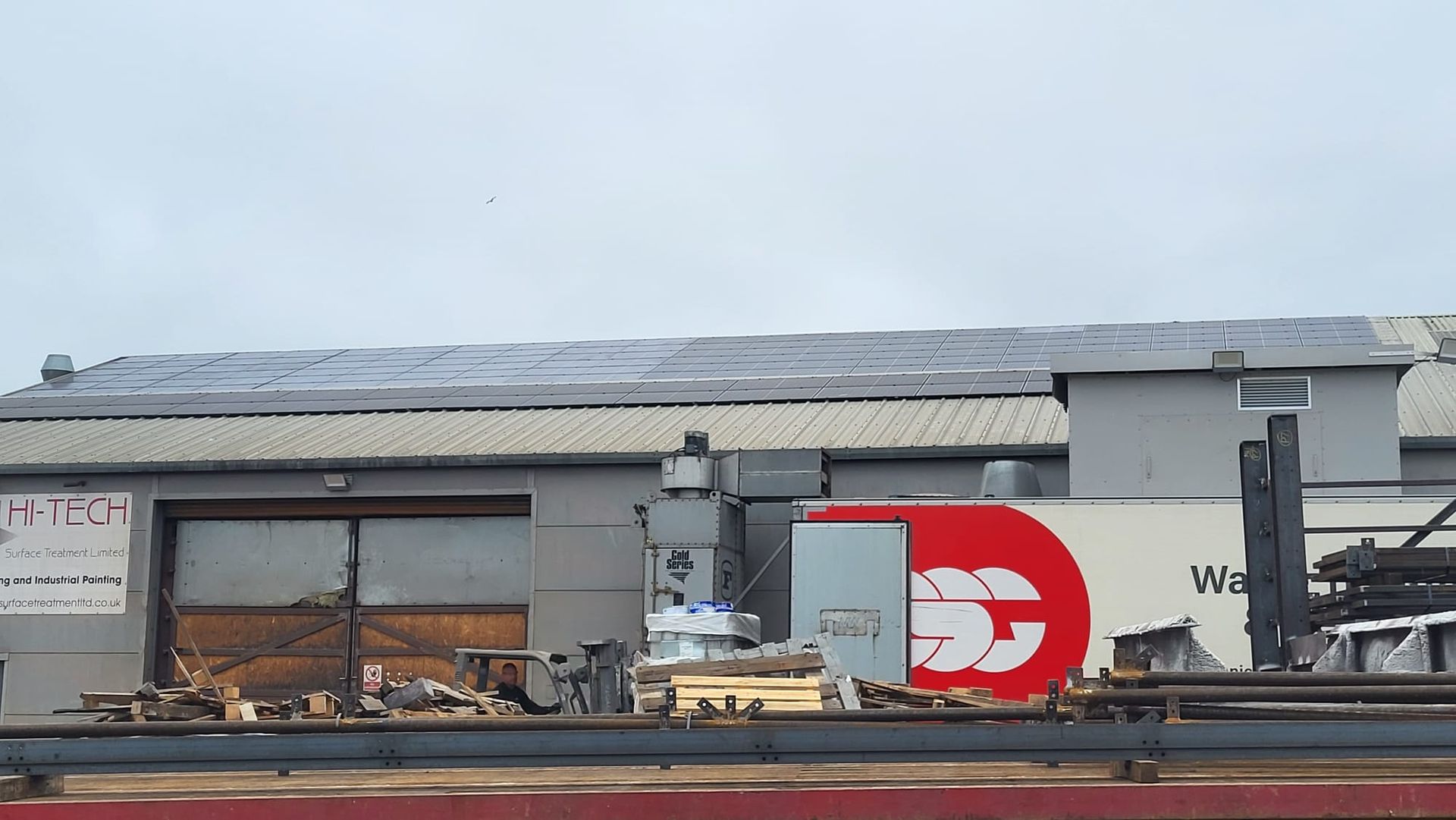 An industrial building