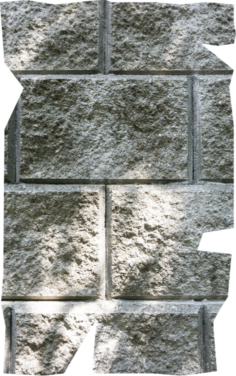 concrete block retaining wall