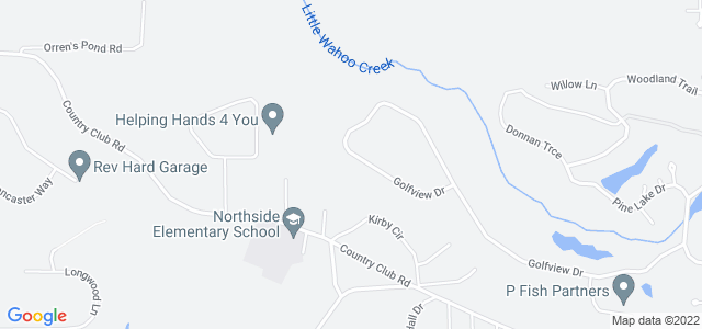 Map of business location