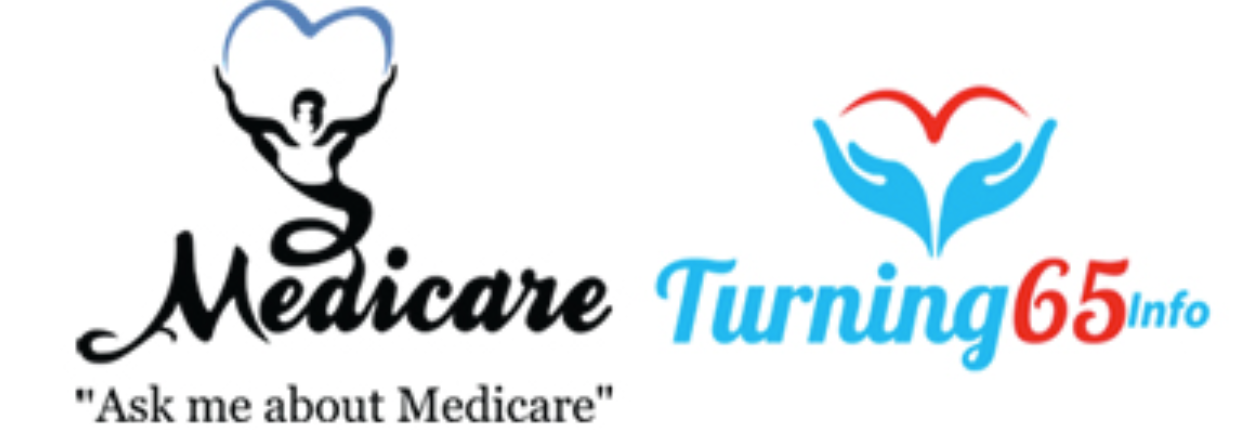 Medicare Turning 65 logo with &ldquo;Ask me about Medicare&rdquo; text and stylized heart graphic