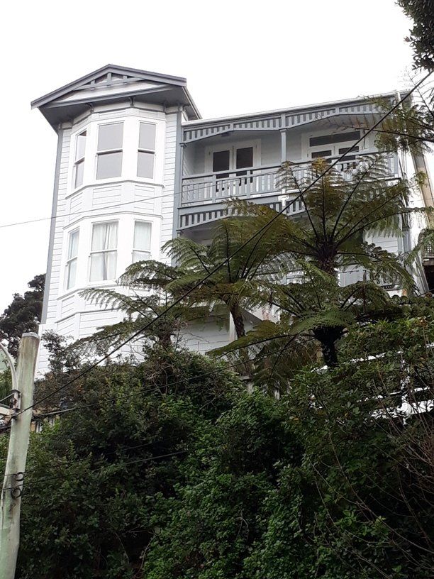 The house at No 7 Grosvenor Terrace, Wadestown - probable location of Drawbridge’s 1950 portrait of Douglas MacDiarmid