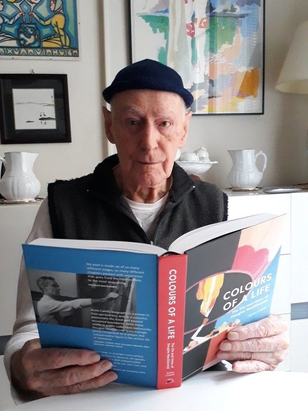 Douglas reading Colours of a Life