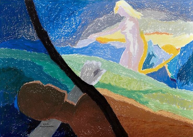 Caption: Lay Your Sleeping Head II 2012, Douglas MacDiarmid