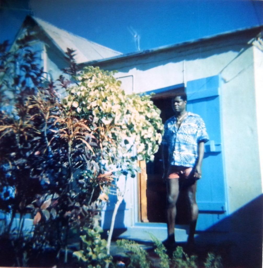 Patrick at Baillif Cottage 1987