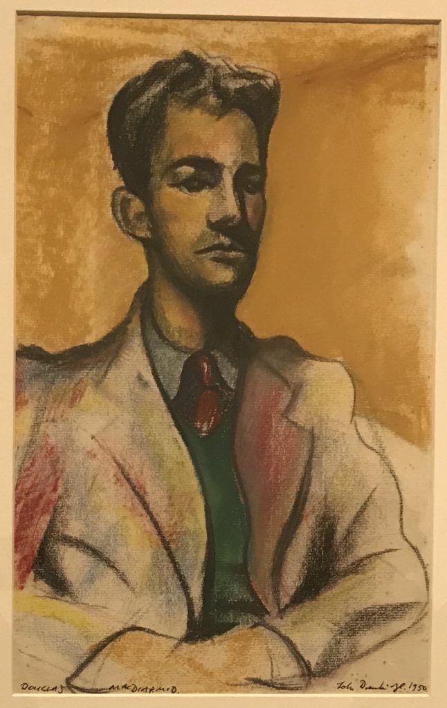 Douglas MacDiarmid 1950, pastel by John Drawbridge. Private collection, Wellington.