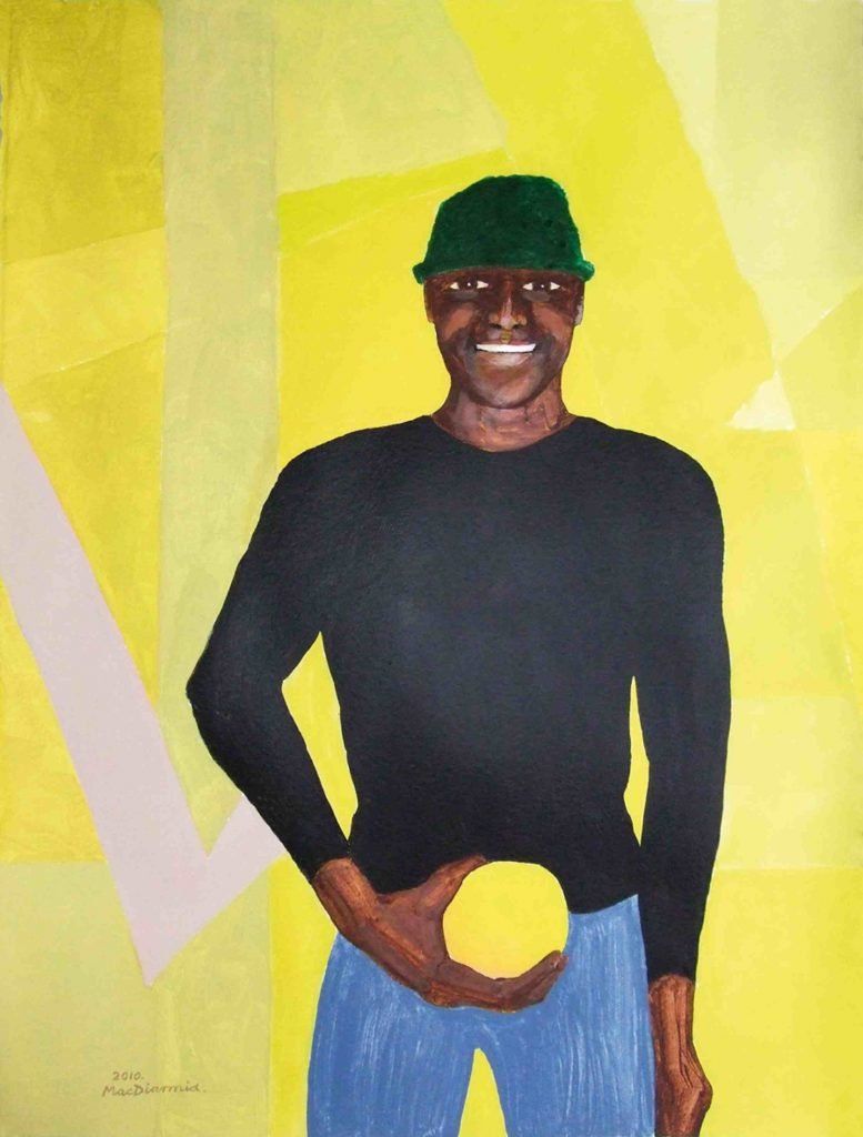 Ripeness is all (2010) by Douglas MacDiarmid, acrylic.