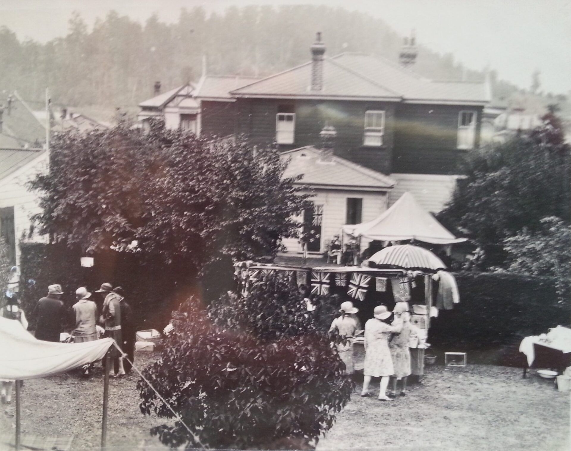 Taihape garden party on back lawn