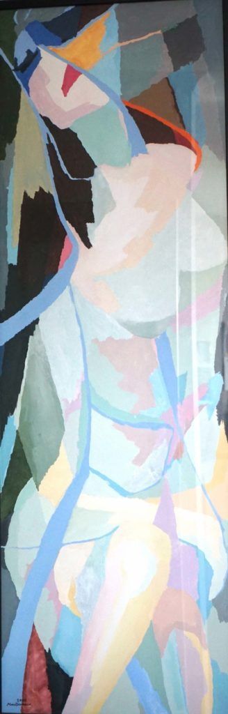 THAÏS (2005) by Douglas MacDiarmid. Acrylic on toile, 150 x 50 cm). Private collection, Wellington New Zealand