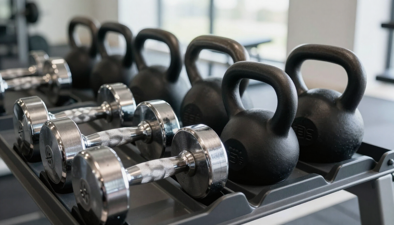 Close-up van trainingsmateriaal in rustige studio