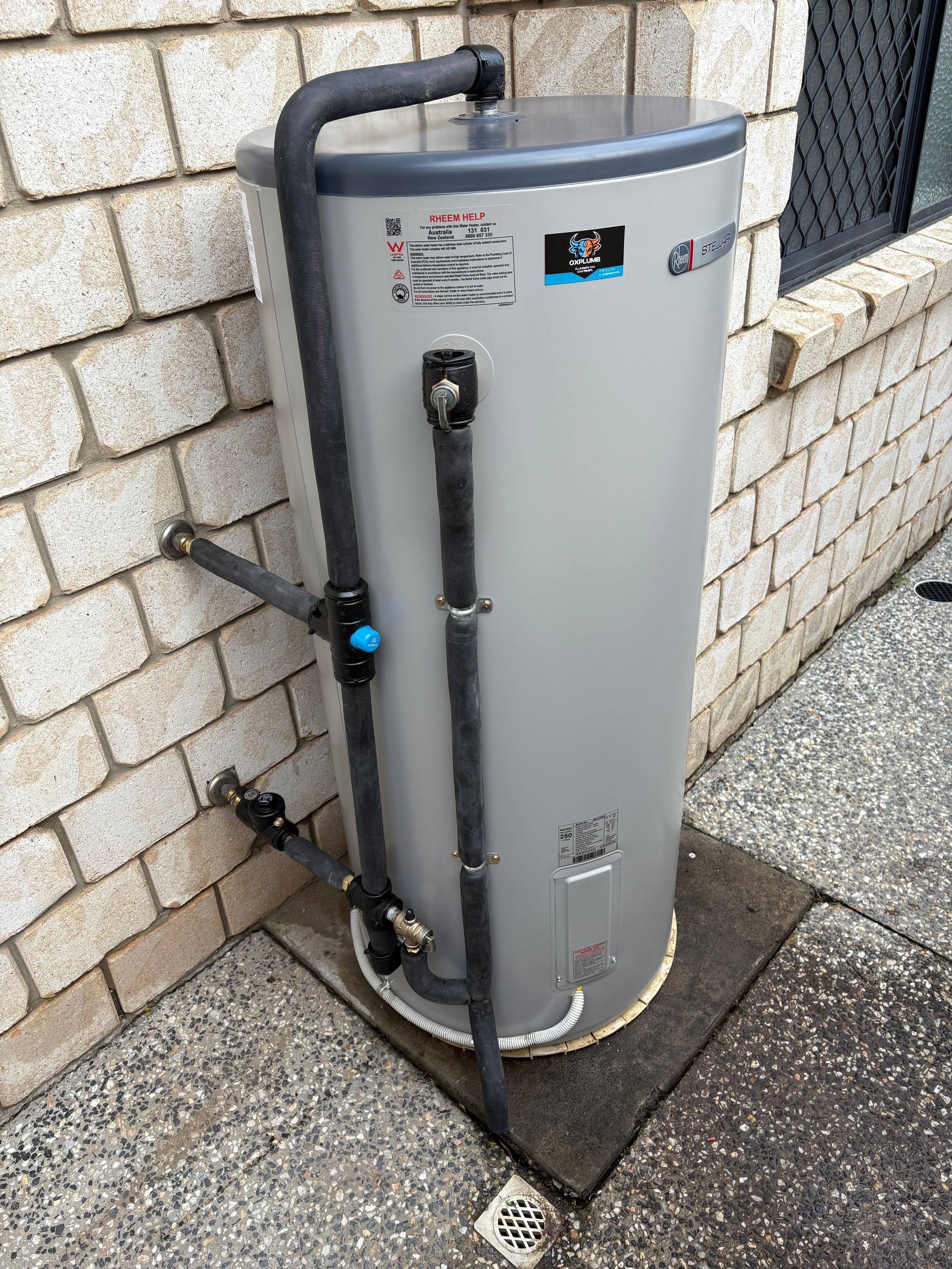 A Cylindrical Water Heater — Oxplumb in Coolum Beach, QLD