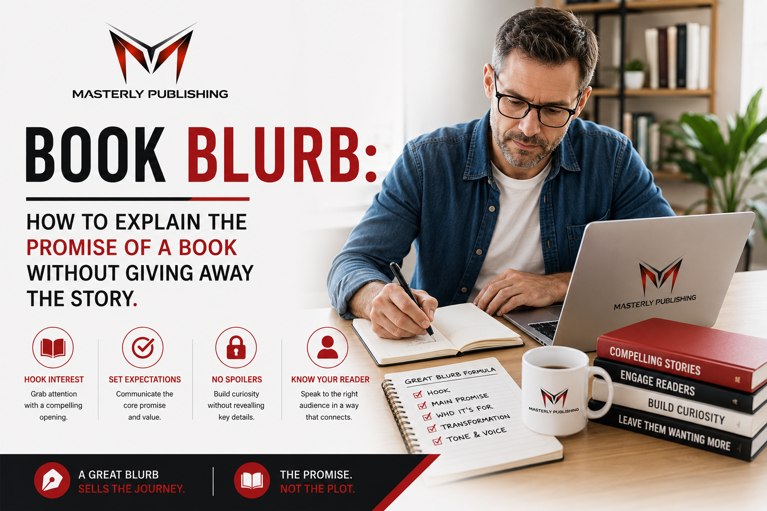 Book blurb, book description, and back cover marketing copy.
