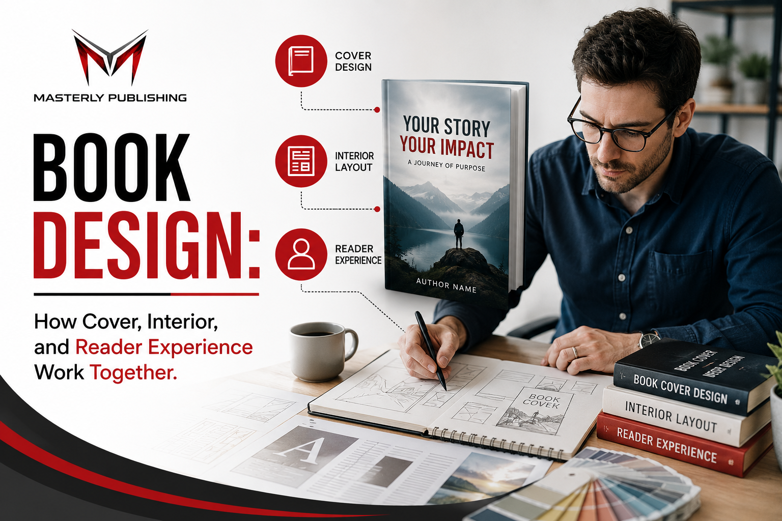 Professional book design and book cover design