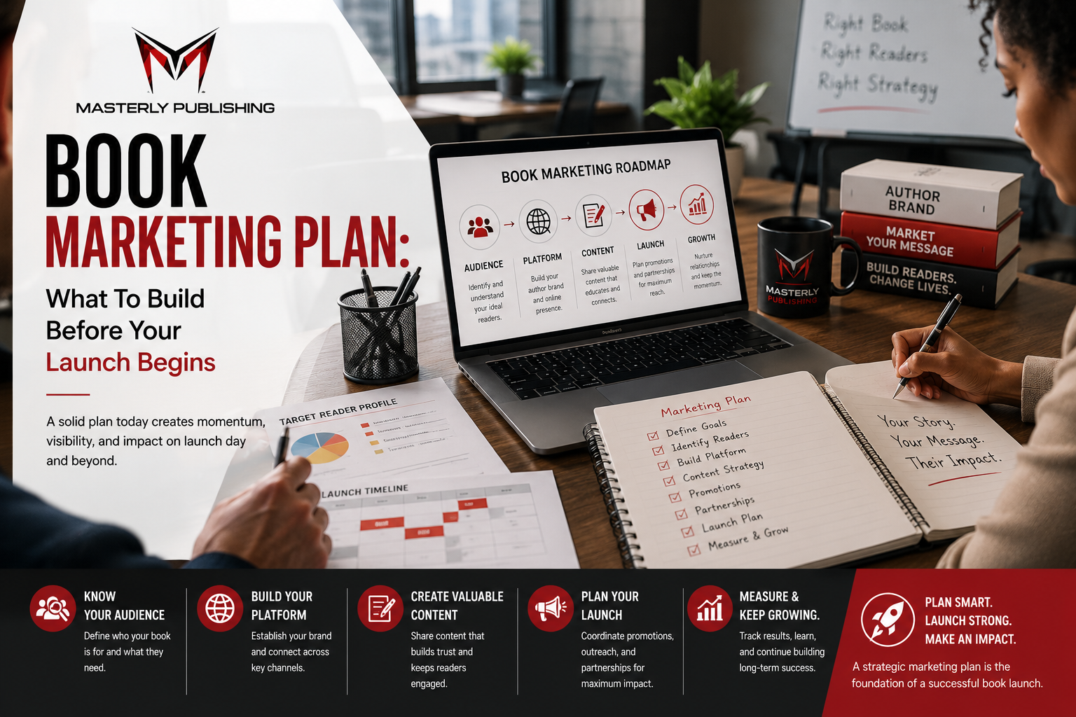 Build a book marketing plan that strengthens visibility and supports a successful launch.