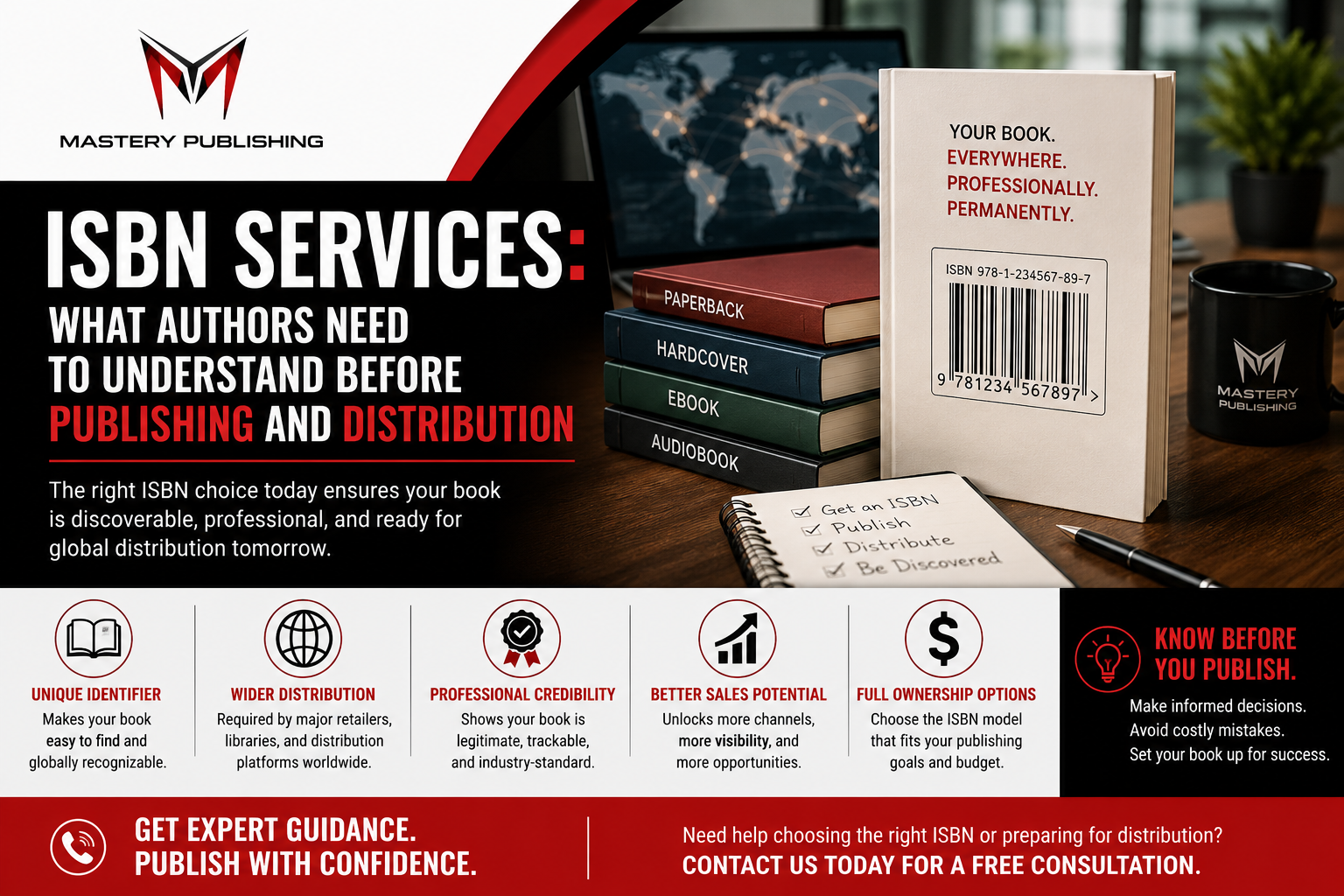 ISBN services preparing books for publishing and distribution