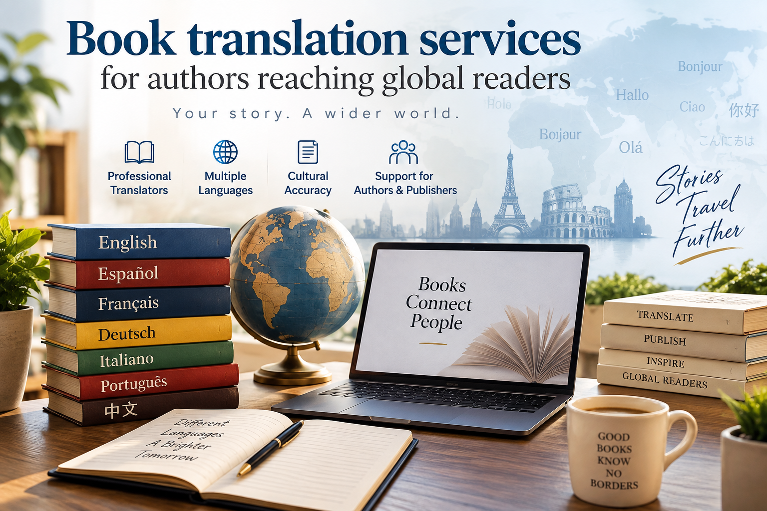 Book translation services for authors