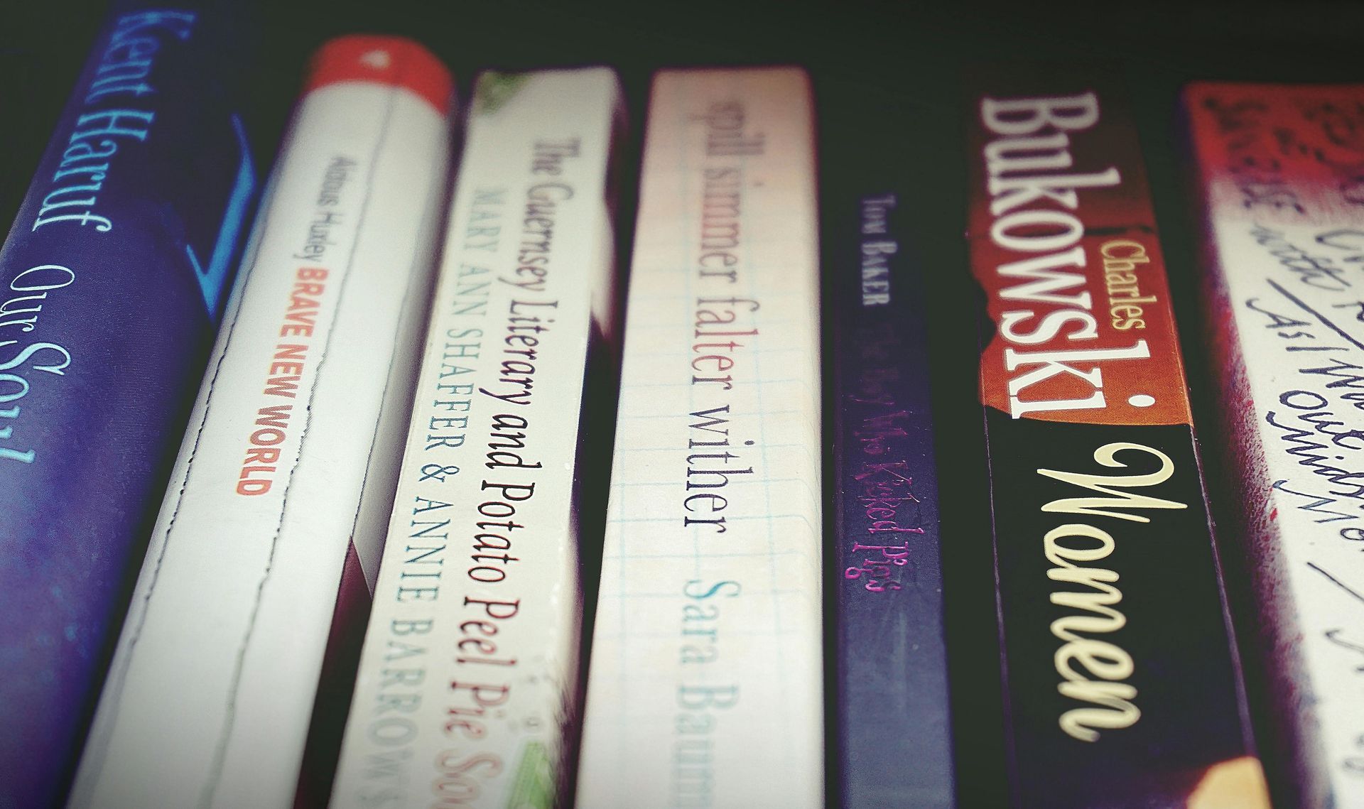 A row of books including one by bulkowski