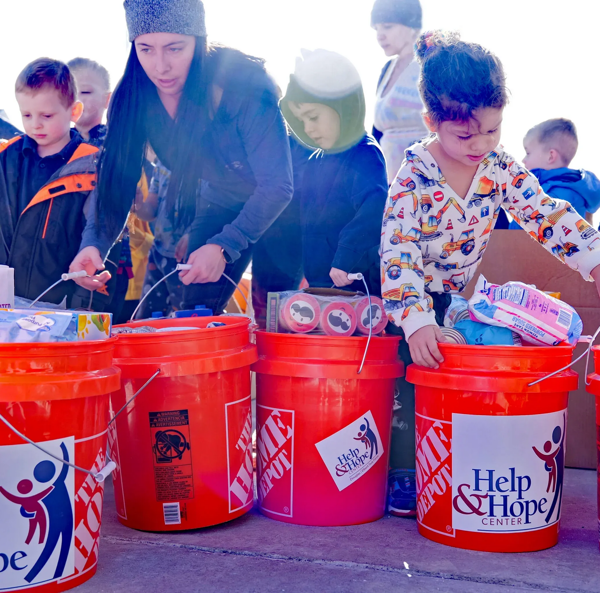 Buckets of Hope food drive
