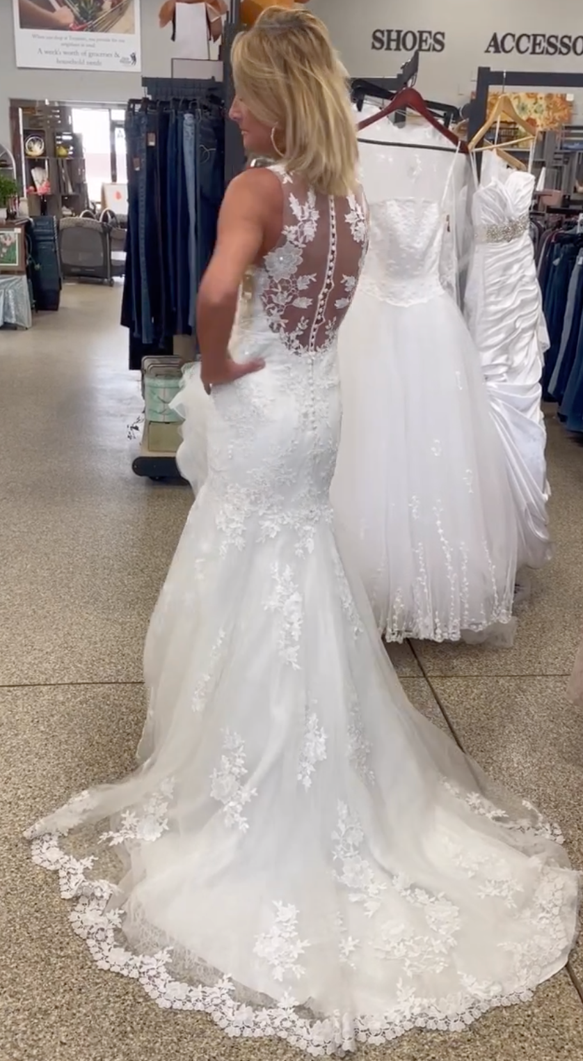 Vintage wedding dress donation
