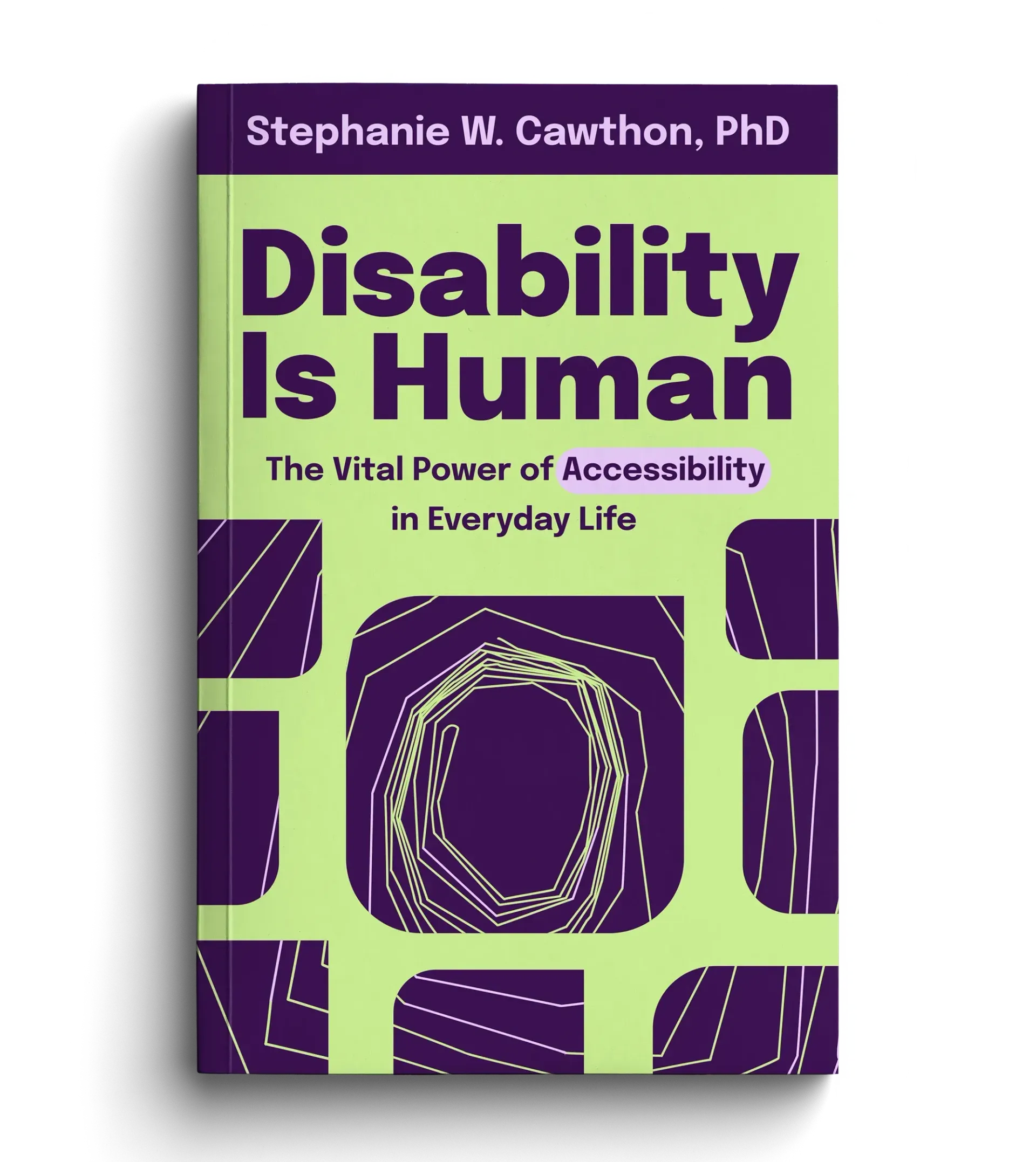 Disability Is Human book art