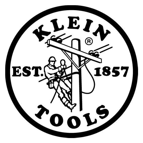 A black and white logo for klein tools