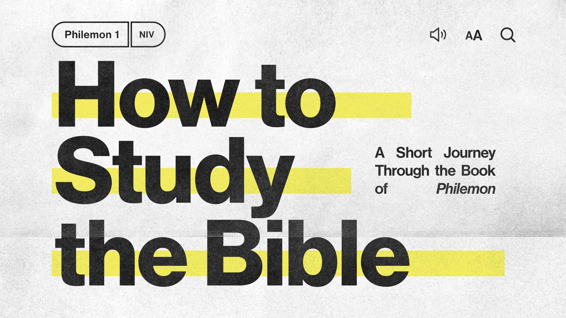 A poster that says how to study the bible