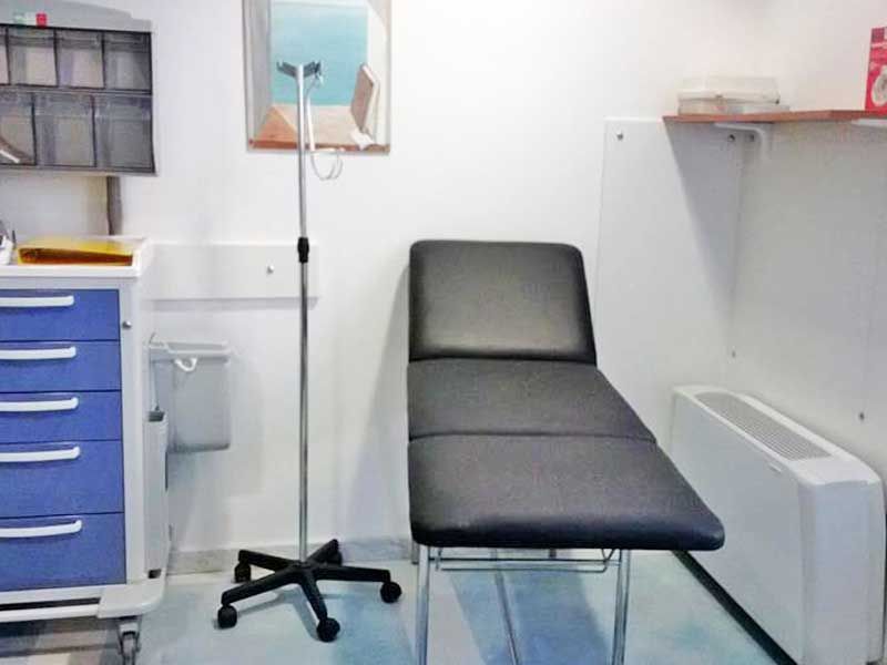Lettino per visite mediche