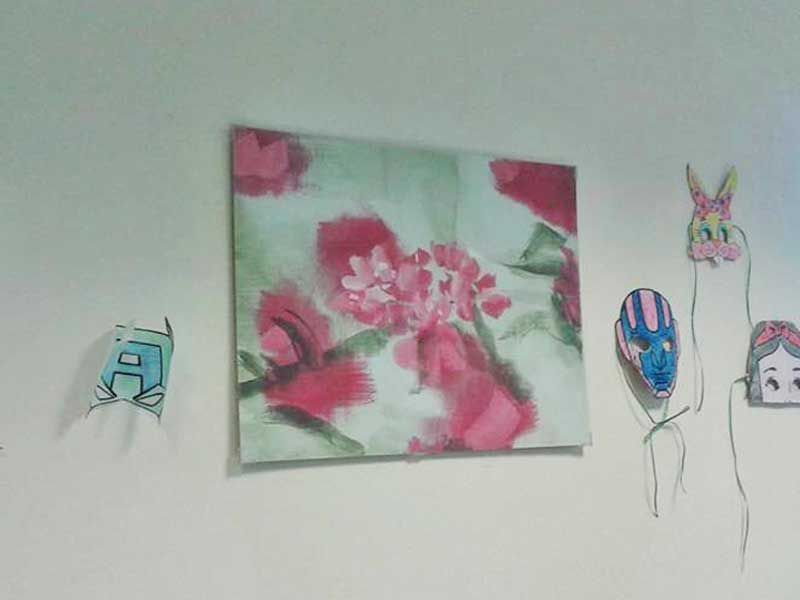 Quadro con fiore