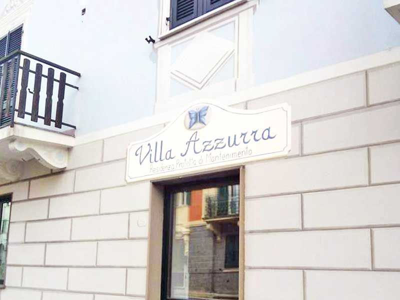 Insegna casa di riposo per anziani