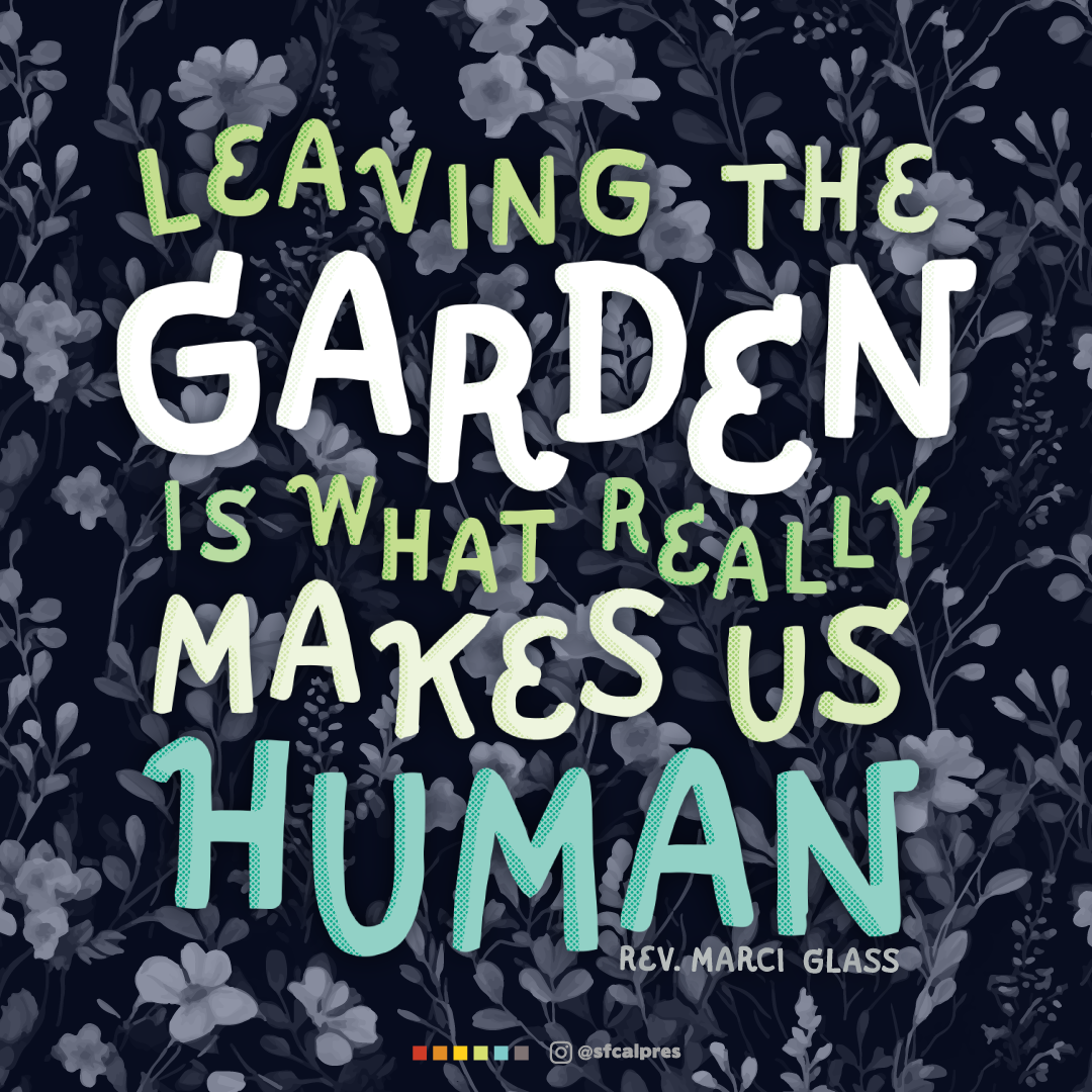 A floral image with the text 